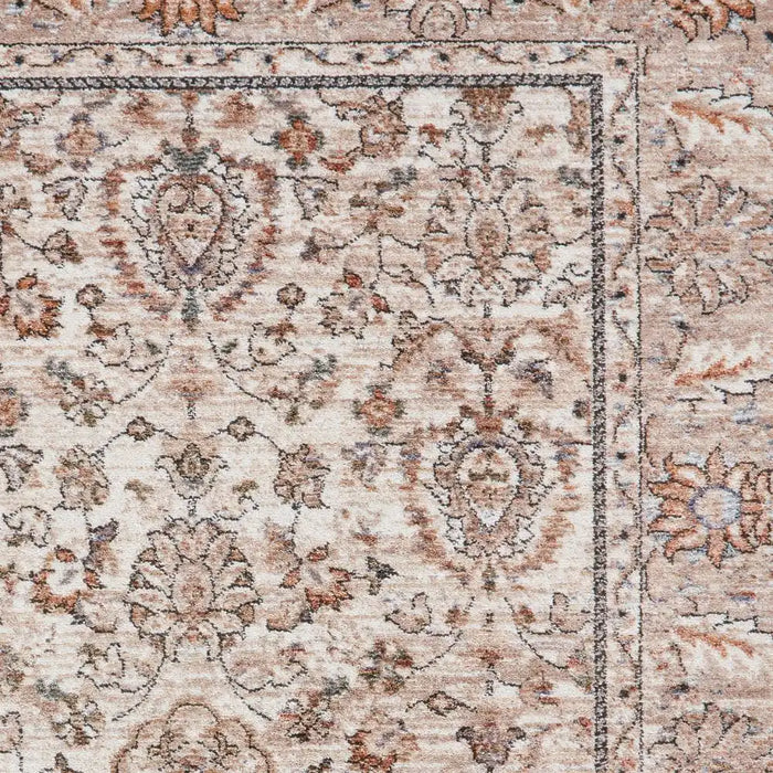 Think Rugs vintage think 35027 beige Beige Living Room  Rug.