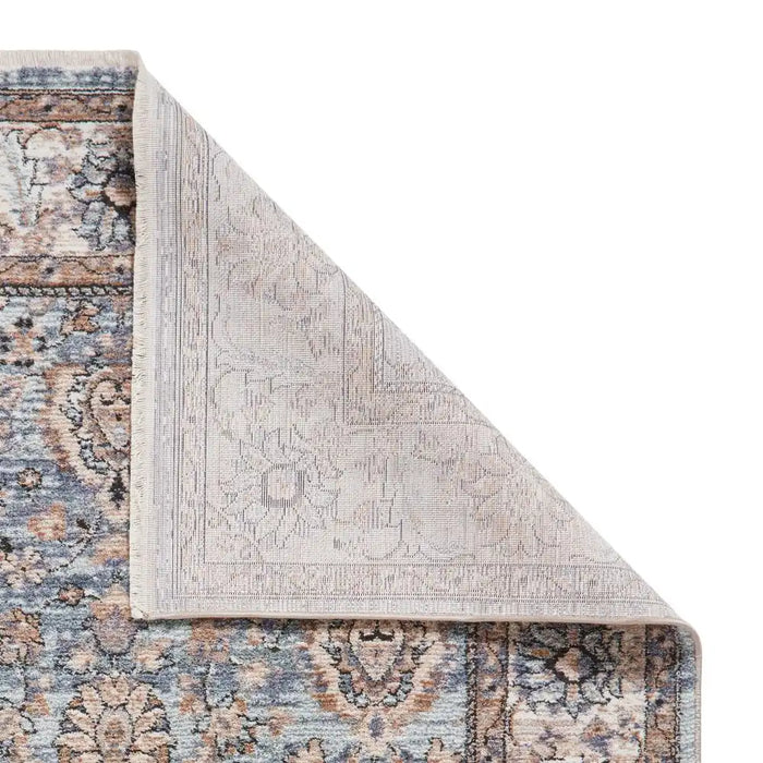 Think Rugs vintage think 35027 blue Blue Living Room  Rug.