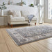 Think Rugs vintage think 35027 green Green Living Room  Rug.