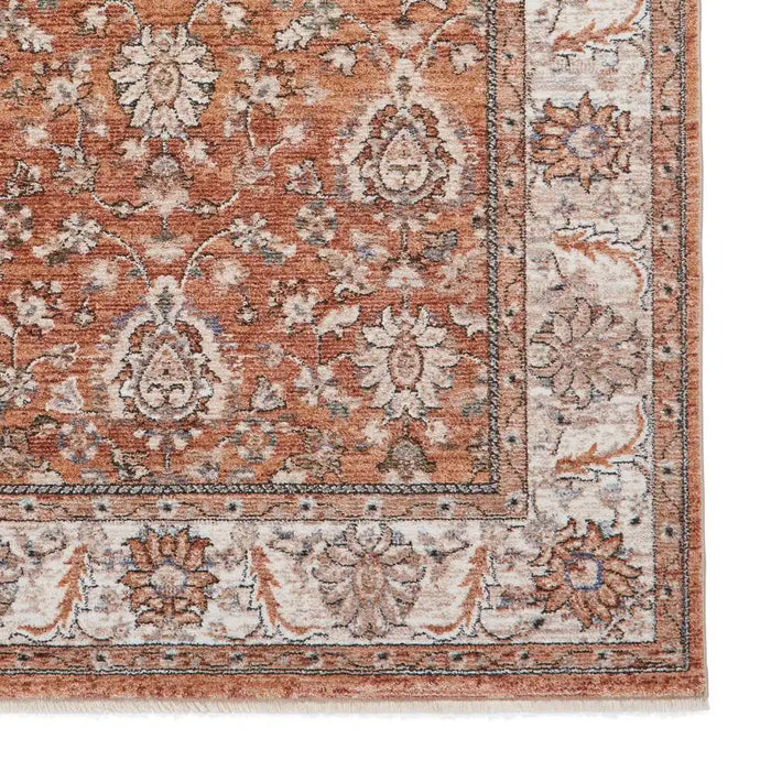 Think Rugs vintage think 35027 terracotta Orange Living Room  Rug.