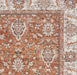 Think Rugs vintage think 35027 terracotta Orange Living Room  Rug.