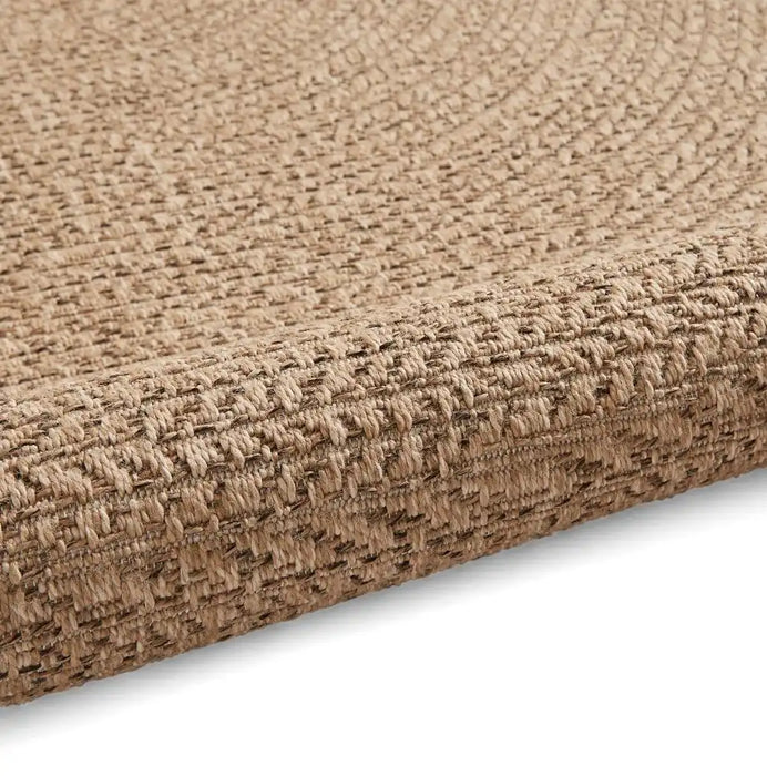 Think Rugs nomad indoor outdoor 5004 brown Brown Living Room  Rug.