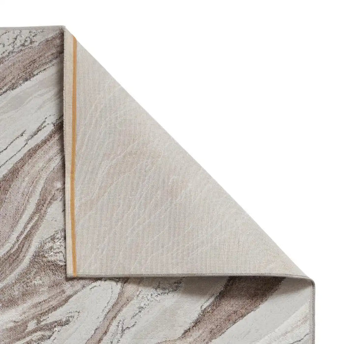 Think Rugs creation 50100 cream beige Grey, Beige, Ivory, Cream Living Room Floral Rug.