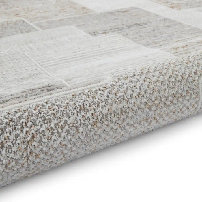 Think Rugs creation 50178 brown beige Brown, Beige Living Room Floral Rug.