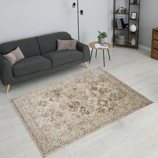 HMC vintage ultimate 550ac cream beige Ivory, Cream Living Room  Rug.