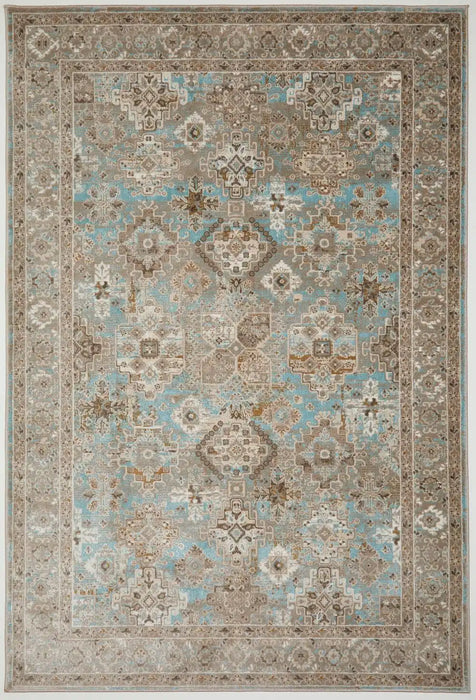 HMC vintage ultimate 550ag blue Blue Living Room  Rug.