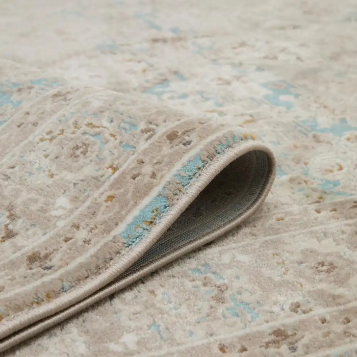 HMC vintage ultimate 550ag blue Blue Living Room  Rug.