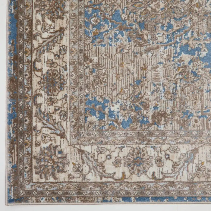 HMC vintage ultimate 553a2 blue Blue Living Room  Rug.