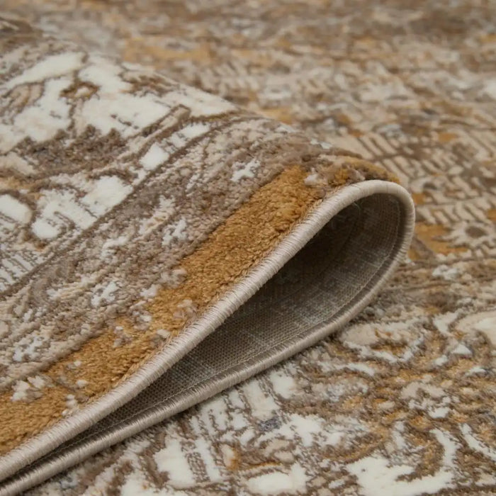 HMC vintage ultimate 553a2 ochre Yellow Living Room  Rug.