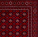 Think Rugs dubai 62098 red Red Living Room  Rug.