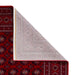 Think Rugs dubai 62098 red Red Living Room  Rug.