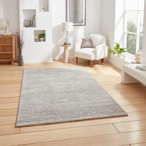 Think Rugs geneva think 62321 grey Grey Living Room Geometric Rug.