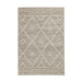 Think Rugs geneva think 62788 silver Grey Living Room Geometric Rug.