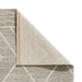 Think Rugs geneva think 62788 silver Grey Living Room Geometric Rug.