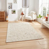 Think Rugs geneva think 64615 cream Cream Living Room Geometric Rug.