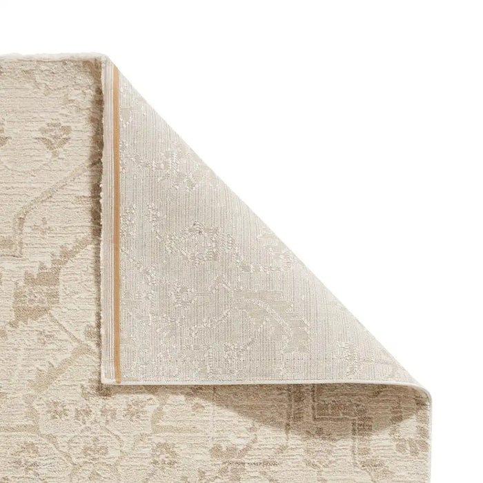 Think Rugs geneva think 64615 cream Cream Living Room Geometric Rug.