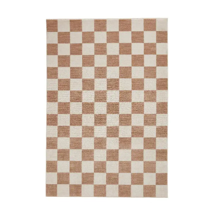 Think Rugs baltimore 66618 beige Beige, Ivory Living Room Geometric Rug.