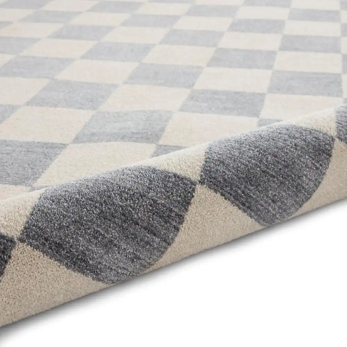 Think Rugs baltimore 66618 blue Blue, Ivory Living Room Geometric Rug.