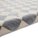 Think Rugs baltimore 66618 blue Blue, Ivory Living Room Geometric Rug.