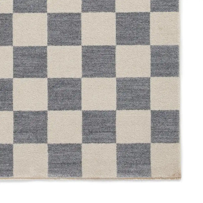Think Rugs baltimore 66618 blue Blue, Ivory Living Room Geometric Rug.