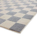 Think Rugs baltimore 66618 blue Blue, Ivory Living Room Geometric Rug.