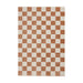 Think Rugs baltimore 66618 walnut Orange Living Room Geometric Rug.