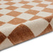 Think Rugs baltimore 66618 walnut Orange Living Room Geometric Rug.