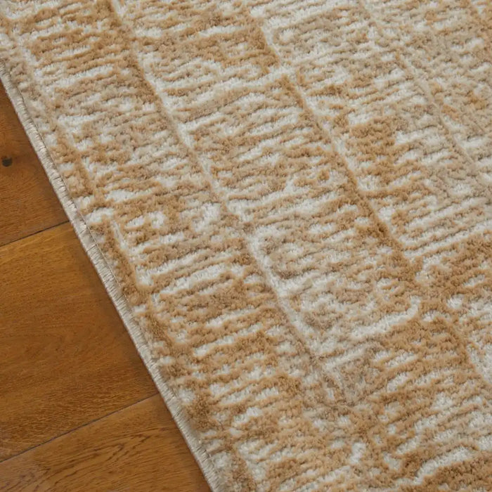 Oriental Weavers manhattan ow 709 j beige Beige Living Room Geometric Rug.