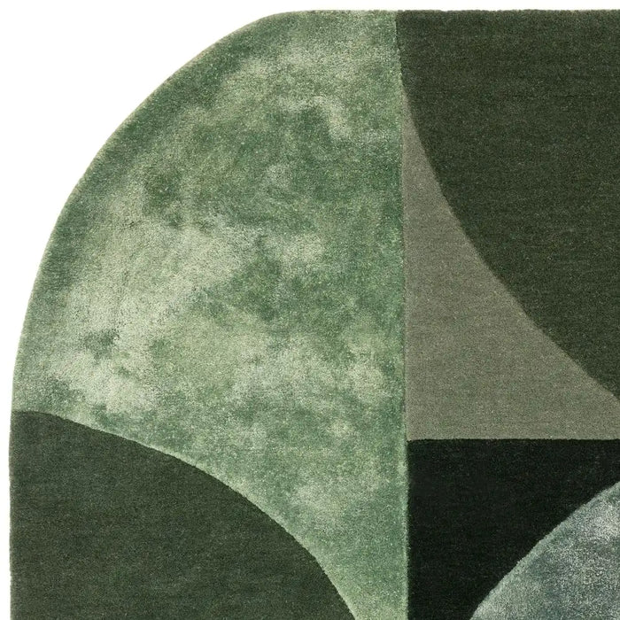 Asiatic matrix asiatic 75 oval forest Green Living Room Wool Rug.