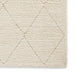 Think Rugs ideal shaggy 80260 cream Ivory Living Room Geometric Rug.
