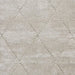 Think Rugs ideal shaggy 80260 silver Grey Living Room Geometric Rug.