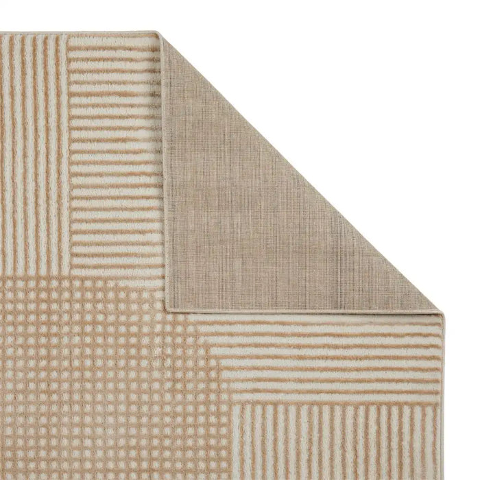 Oriental Weavers manhattan ow 8120 w beige Beige Living Room Geometric Rug.