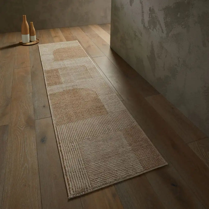 Oriental Weavers manhattan ow 8120 w beige Beige Living Room Geometric Rug.