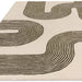 Asiatic matrix asiatic 86 arches forest Green, Ivory Living Room Wool Rug.