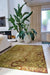 Louis de Poortere cities 9320 london green meadows Brown, Green Living Room  Rug.