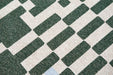 Louis de Poortere chess 9339 chess deep green Green Living Room  Rug.
