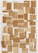 Louis de Poortere lucia 9357 lucia nuggets Yellow, Ivory Living Room Geometric Rug.