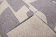 Louis de Poortere papercut 9366 papercut string Grey, Ivory Living Room Geometric Rug.