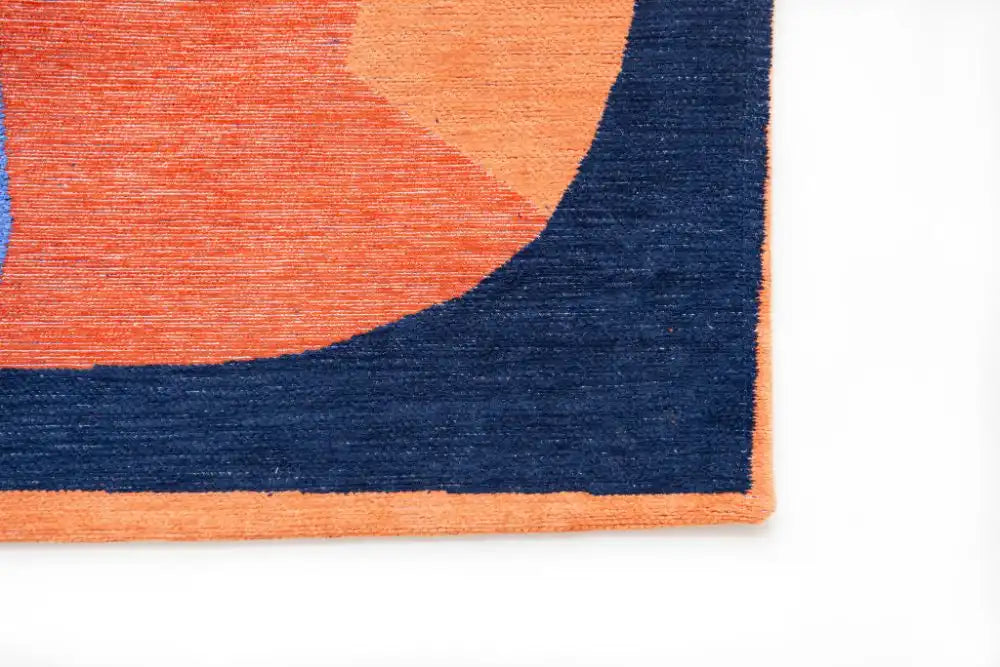 Louis de Poortere shapes 9368 shapes carpe diem Multicoloured, Orange, Pink Living Room Geometric Rug.