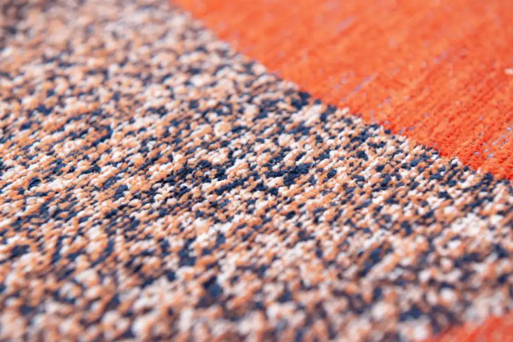 Louis de Poortere shapes 9368 shapes carpe diem Multicoloured, Orange, Pink Living Room Geometric Rug.