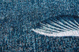 Louis de Poortere pop by louis 9390 koi japanese pond Blue, Multicoloured Living Room Flat Weave Rug.