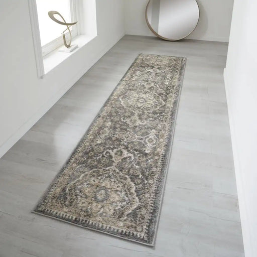 Oriental Weavers zoe 9e multi Grey, Multicoloured Living Room Geometric Rug.