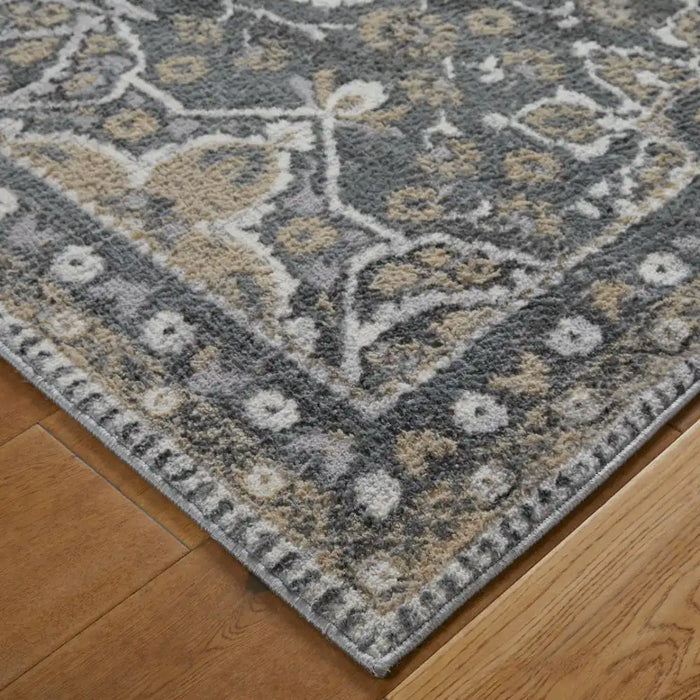 Oriental Weavers zoe 9e multi Grey, Multicoloured Living Room Geometric Rug.