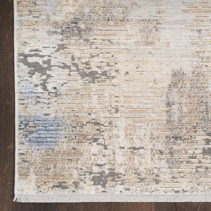 Nourison abstract hues beige grey abh01 beige grey Grey, Beige Living Room  Rug.