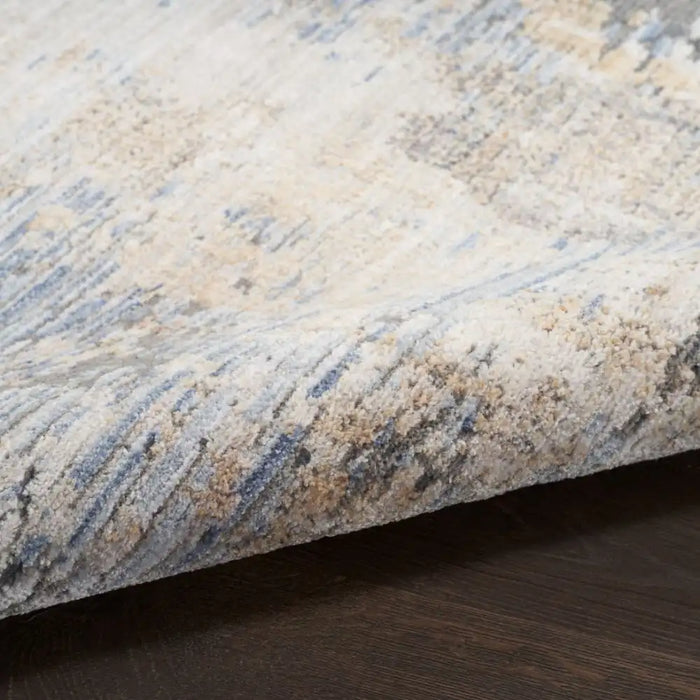 Nourison abstract hues beige grey abh01 grey blue Blue, Grey Living Room  Rug.