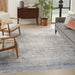 Nourison abstract hues beige grey abh02 blue grey Blue, Grey Living Room  Rug.