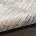 Nourison abstract hues beige grey abh03 grey gold Grey Living Room  Rug.