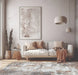 Likewise Matting toyko abstract rust Beige, Orange Living Room Geometric Rug.