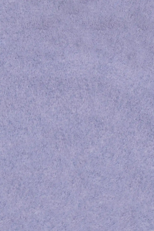 HMC tipped luxe fur air force blue Blue Living Room Shaggy Rug.
