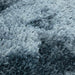 Asiatic plush air force blue Blue Living Room Shaggy Rug.